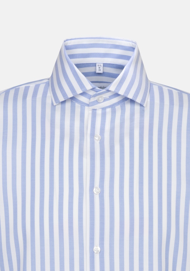 Chemise Business Regular Structuré Col Kent in Bleu Clair |  Seidensticker Onlineshop