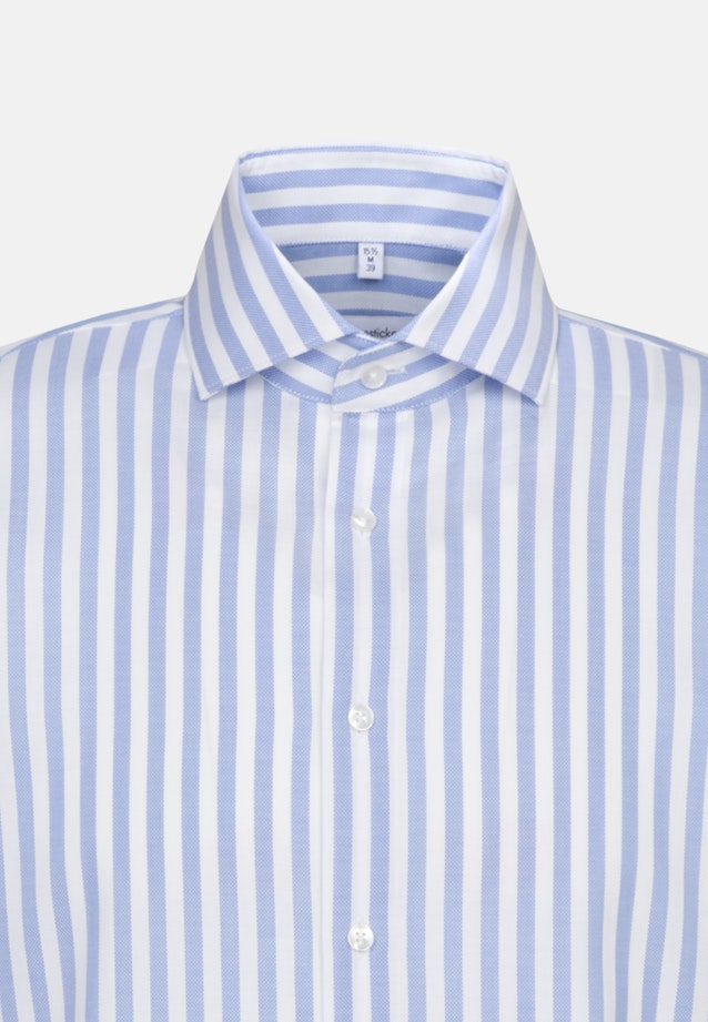 Easy-iron Structure Business Shirt in Regular with Kent-Collar in Light Blue |  Seidensticker Onlineshop