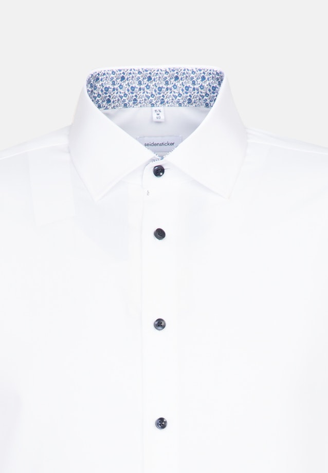 Slim Business Hemd Uni in Weiß |  Seidensticker Onlineshop