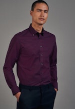 Slim Business Hemd Karo in Rosa/Pink |  Seidensticker Onlineshop