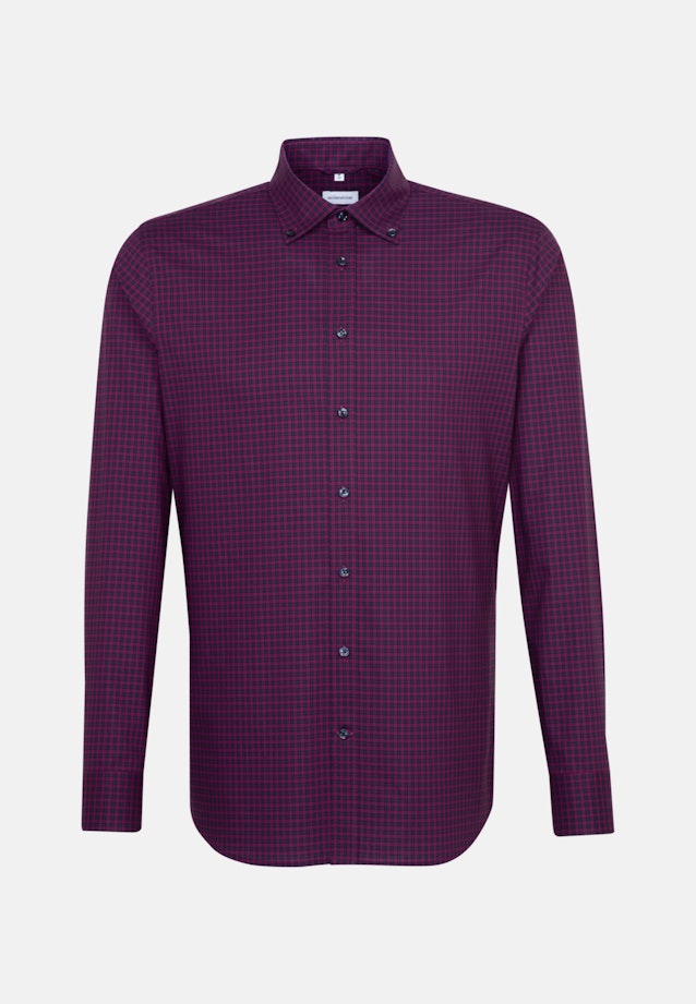 Slim Business Hemd Karo in Rosa/Pink |  Seidensticker Onlineshop