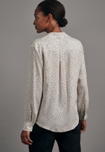 Lapel Collar Blouse Print in Ecru |  Seidensticker Onlineshop