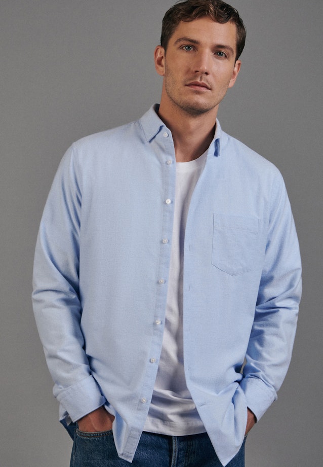 Shaped Business Hemd Uni in Hellblau |  Seidensticker Onlineshop