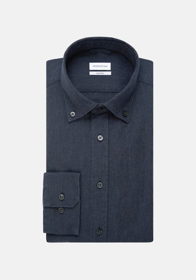 Panama Business Hemd in Shaped mit Button-Down-Kragen in Grau |  Seidensticker Onlineshop