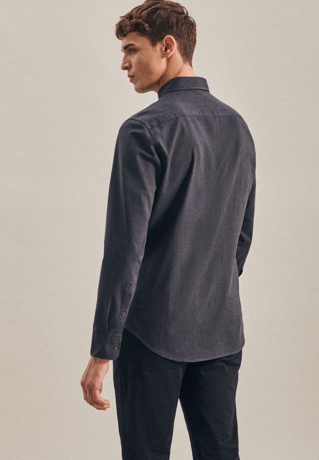 Slim Business Hemd Uni in Grau |  Seidensticker Onlineshop