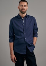 Slim Business Hemd Uni in Dunkelblau |  Seidensticker Onlineshop