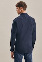 Shaped Business Hemd Uni in Dunkelblau |  Seidensticker Onlineshop