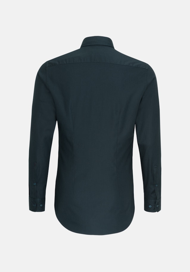 Bügelleichtes Twill Business Hemd in Shaped mit Kentkragen in Grün |  Seidensticker Onlineshop