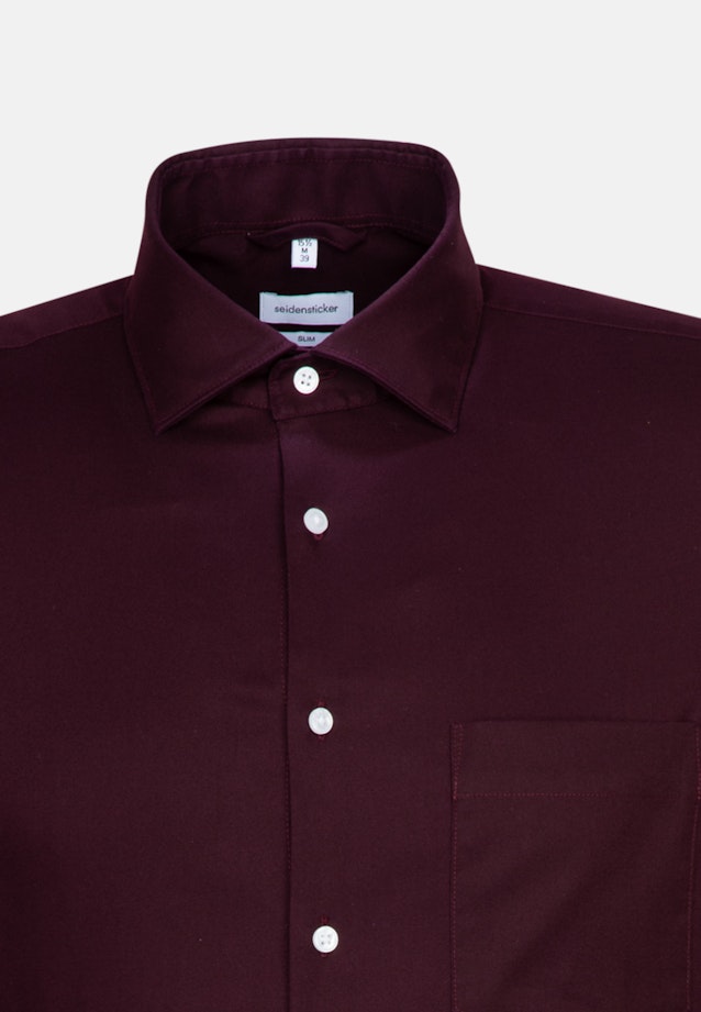 Slim Business Hemd Uni in Rot |  Seidensticker Onlineshop