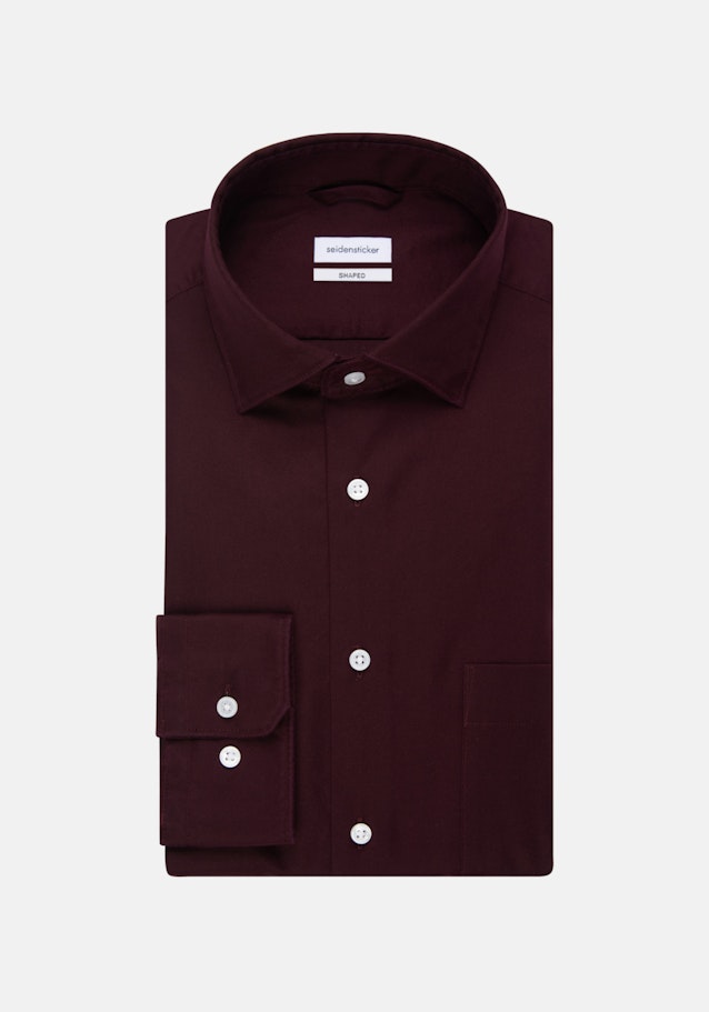 Easy-iron Twill Business Shirt in Slim with Kent-Collar in Red |  Seidensticker Onlineshop