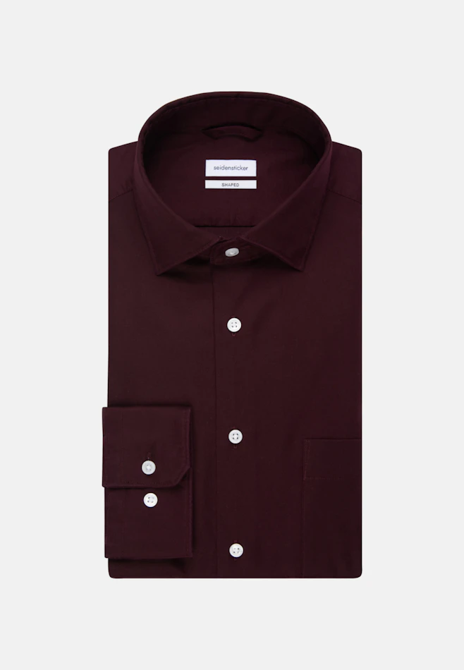 Slim Business Hemd Uni in Rot | Seidensticker Onlineshop