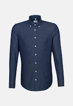 Shaped Business Hemd Uni in Dunkelblau |  Seidensticker Onlineshop