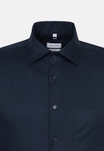 Regular Business Hemd Uni in Dunkelblau |  Seidensticker Onlineshop