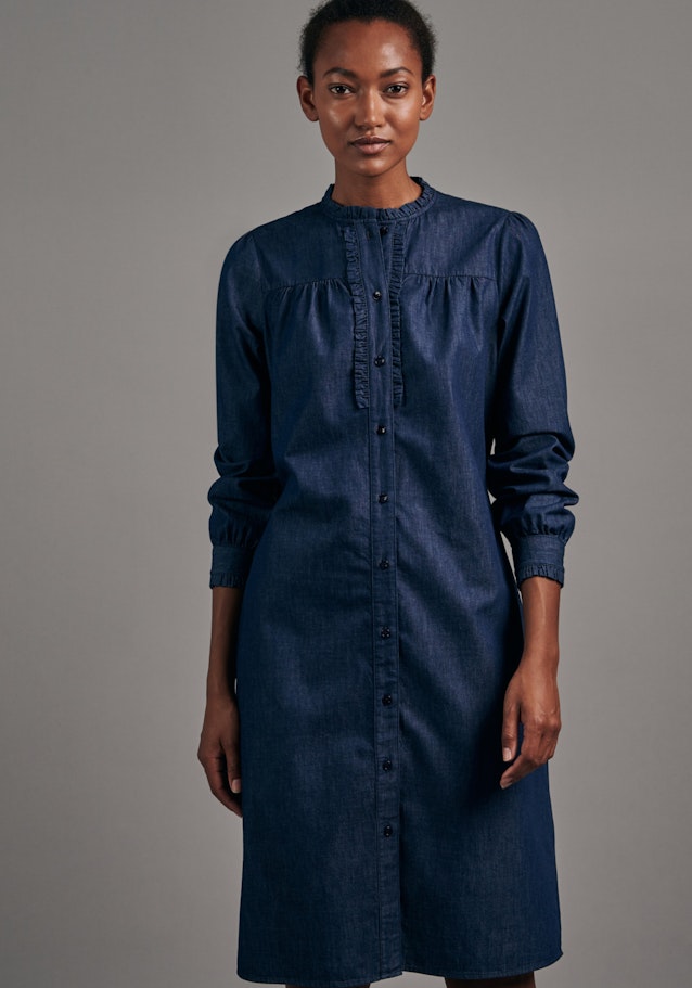 Kleid Uni in Dunkelblau | Seidensticker Onlineshop