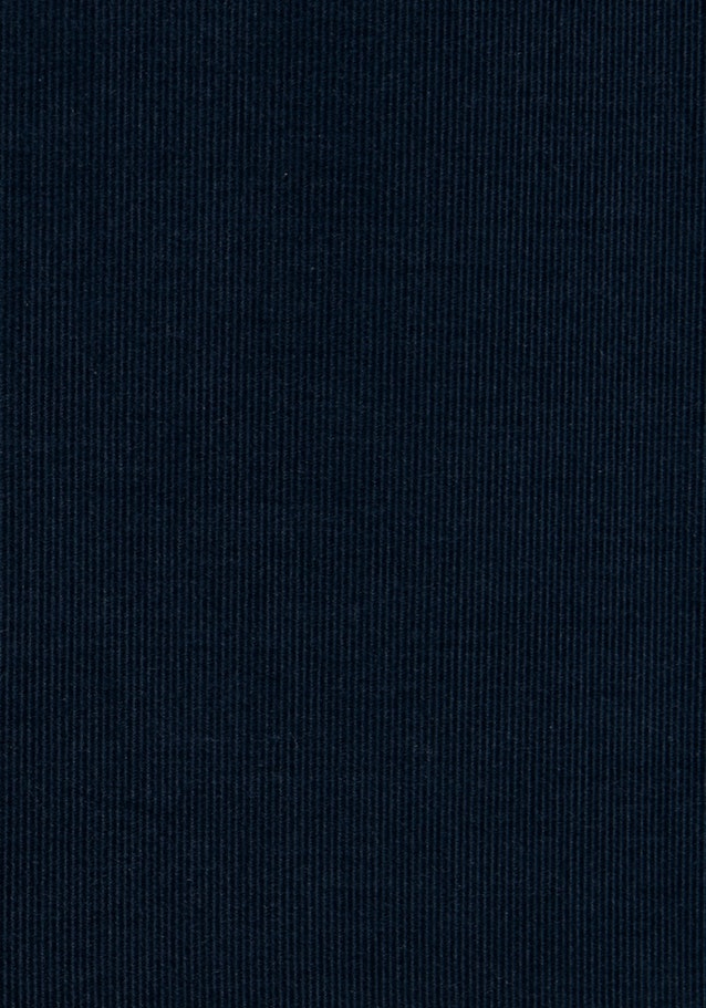 Lange mouwen Cupro Shirtblouse in Donkerblauw |  Seidensticker Onlineshop