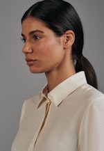 Shirt Blouse Uni in Ecru |  Seidensticker Onlineshop