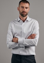 Shaped Chemise Business Imprimé in Bleu Foncé |  Seidensticker Onlineshop