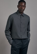 Comfort Chemise Business Imprimé in Noir |  Seidensticker Onlineshop