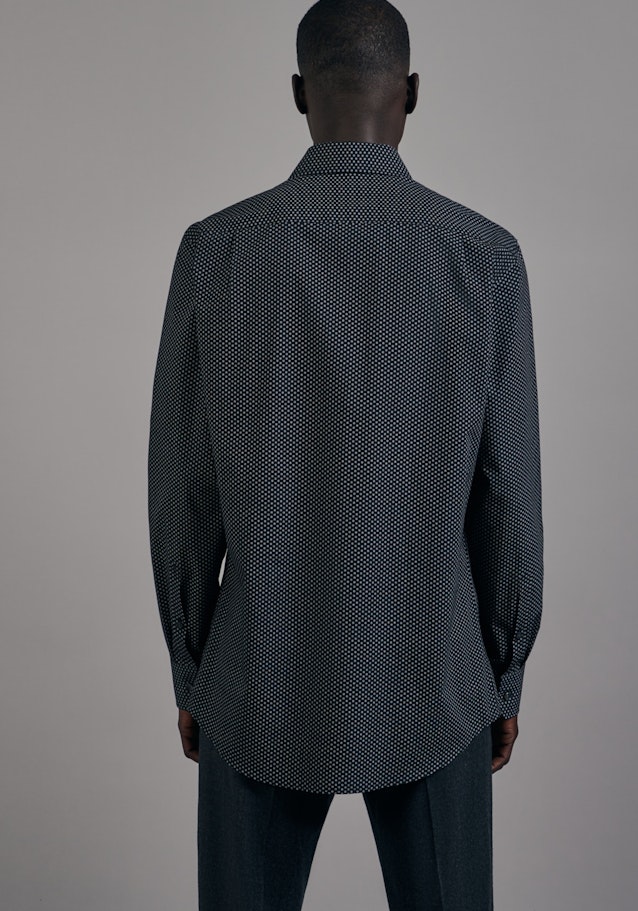 Comfort Chemise Business Imprimé in Noir | Seidensticker Onlineshop
