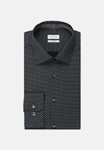 Comfort Chemise Business Imprimé in Noir |  Seidensticker Onlineshop