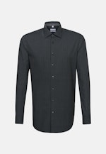 Comfort Chemise Business Imprimé in Noir |  Seidensticker Onlineshop
