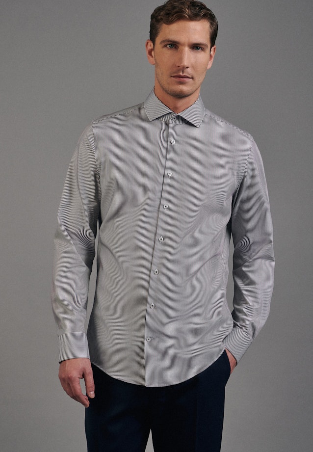 Slim Business Hemd Streifen in Rot |  Seidensticker Onlineshop