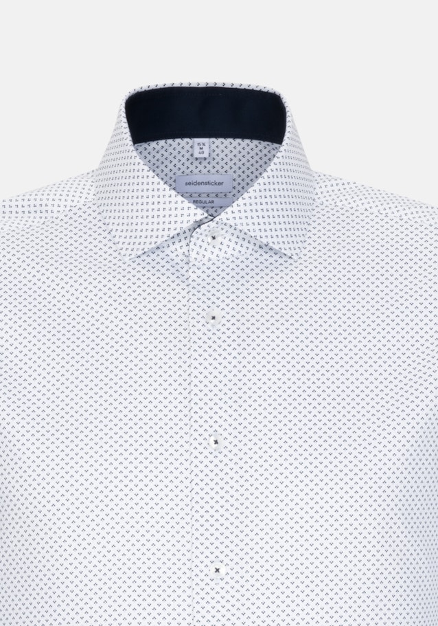 Twill Business overhemd in Regular with Kentkraag and extra long sleeve in Donkerblauw |  Seidensticker Onlineshop