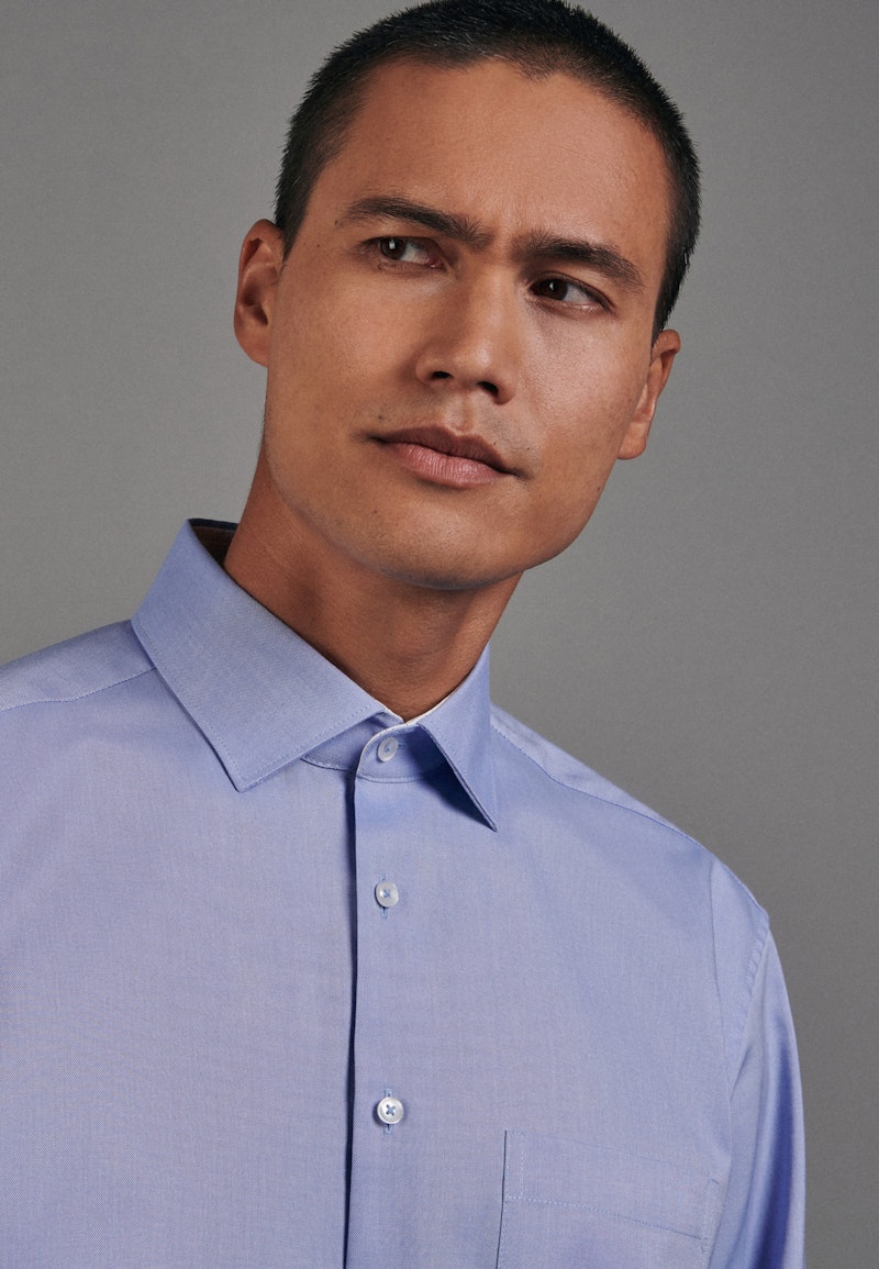Non-iron Oxford Business Shirt in Comfort with Kent-Collar