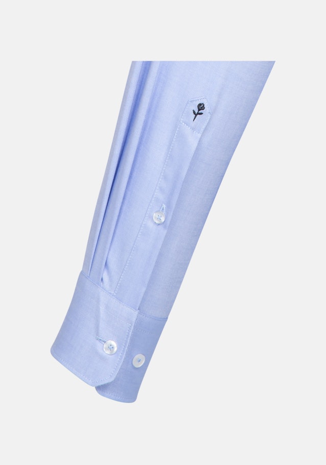 Bügelfreies Oxford Business Hemd in Comfort mit Kentkragen in Hellblau |  Seidensticker Onlineshop