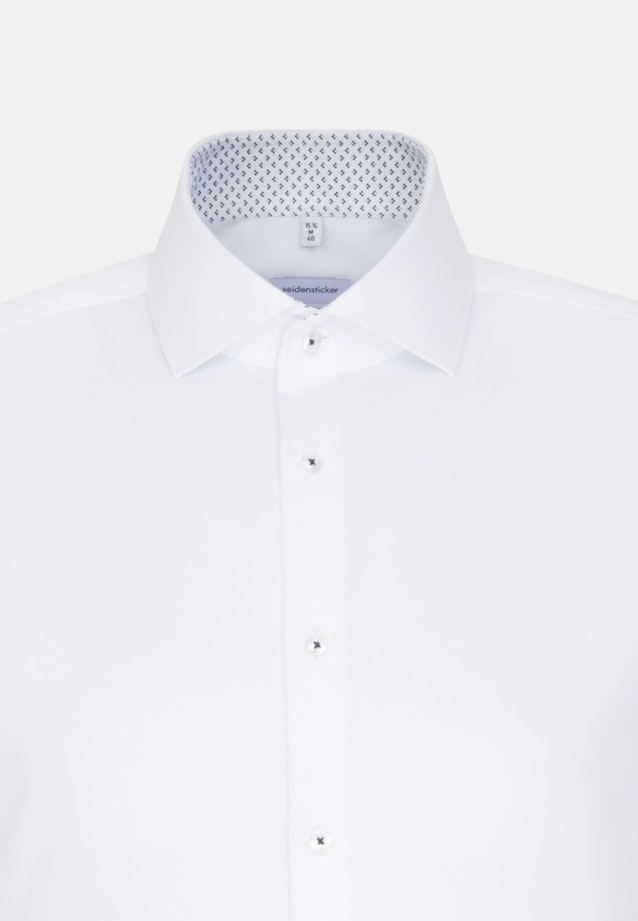 Slim Business Hemd Uni in Weiß |  Seidensticker Onlineshop