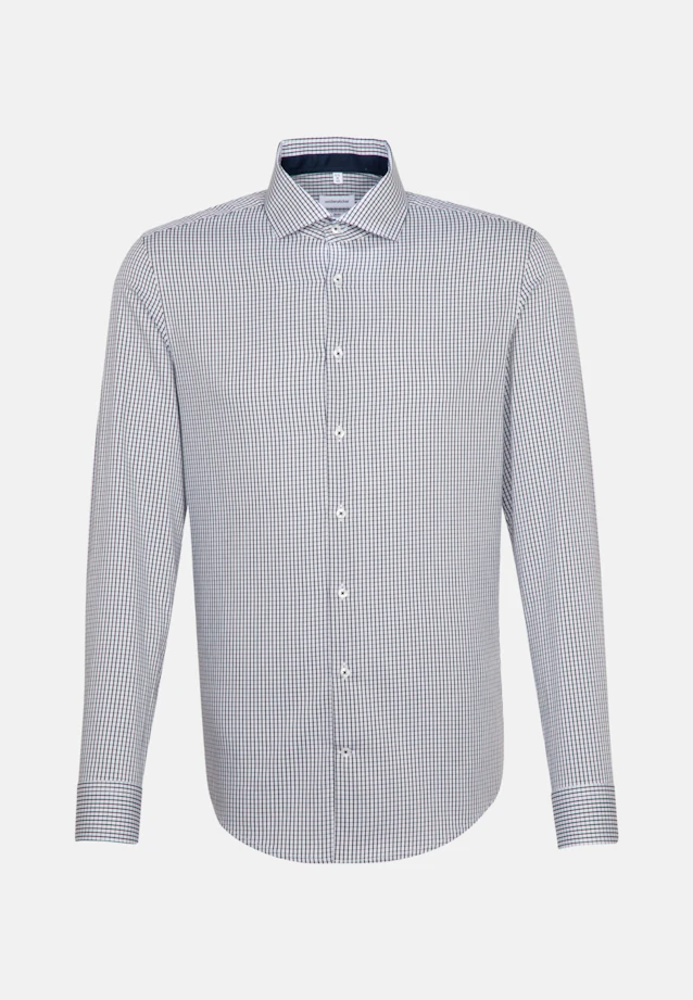 Slim Chemise Business Carreaux in Bleu Foncé |  Seidensticker Onlineshop