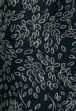 Regular fit Stehkragenbluse Floral in Dunkelblau |  Seidensticker Onlineshop
