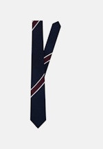 Schmal (5cm) Krawatte Streifen in Rot |  Seidensticker Onlineshop