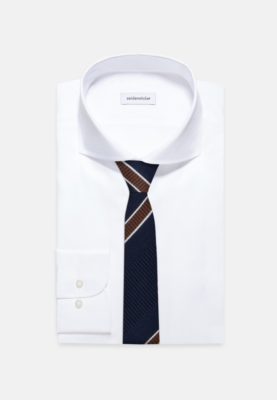 Krawatte aus 100% Seide in Braun |  Seidensticker Onlineshop