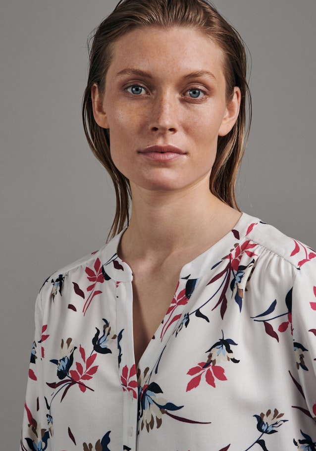 Regular fit prodtyp Floral in Weiß | Seidensticker Onlineshop