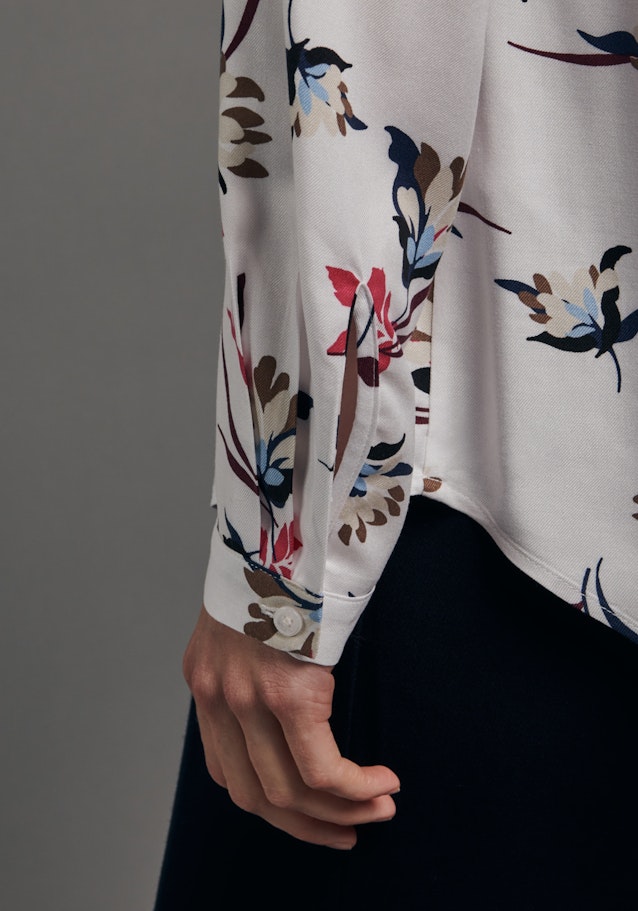 Regular fit prodtyp Floral in Weiß | Seidensticker Onlineshop