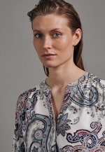 Regular fit Tunika Paisley in Weiß |  Seidensticker Onlineshop