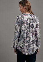 Regular fit Tunika Paisley in Weiß |  Seidensticker Onlineshop