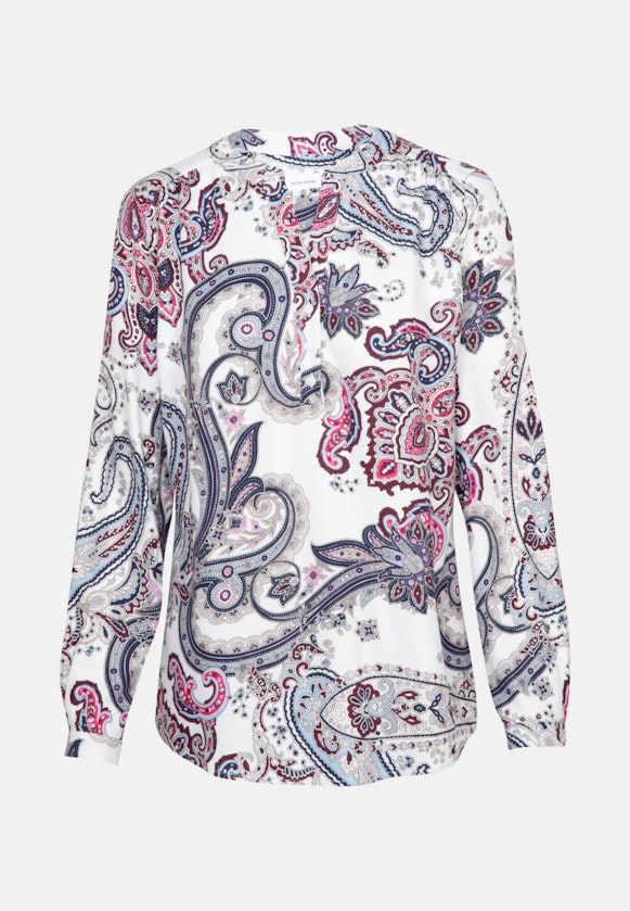 Regular fit Tunika Paisley in Weiß |  Seidensticker Onlineshop