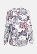 Regular fit Tunika Paisley in Weiß |  Seidensticker Onlineshop