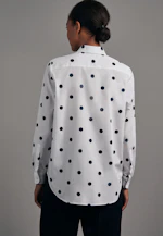 Chemisier A Pois in Blanc |  Seidensticker Onlineshop