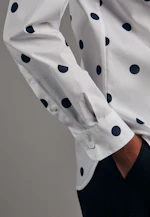 Chemisier A Pois in Blanc |  Seidensticker Onlineshop