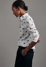 Chemisier A Pois in Blanc |  Seidensticker Onlineshop