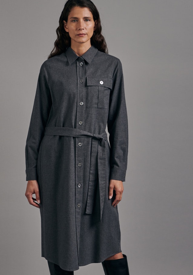 Collar Dress in Grey |  Seidensticker Onlineshop