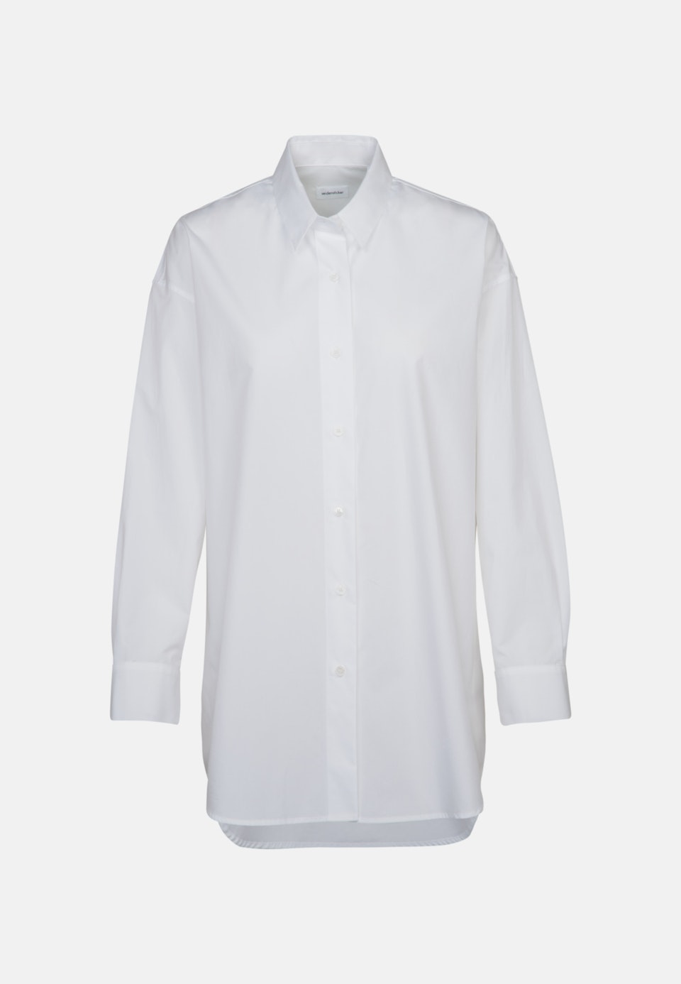 Popeline Longbluse in Weiß | Seidensticker Onlineshop