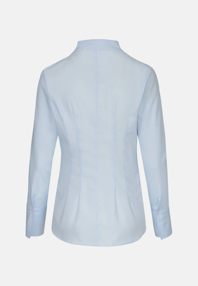 Kelchkragenbluse slim fit in Hellblau |  Seidensticker Onlineshop