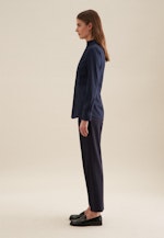 Non-iron Poplin Chalice Blouse in Dark Blue |  Seidensticker Onlineshop