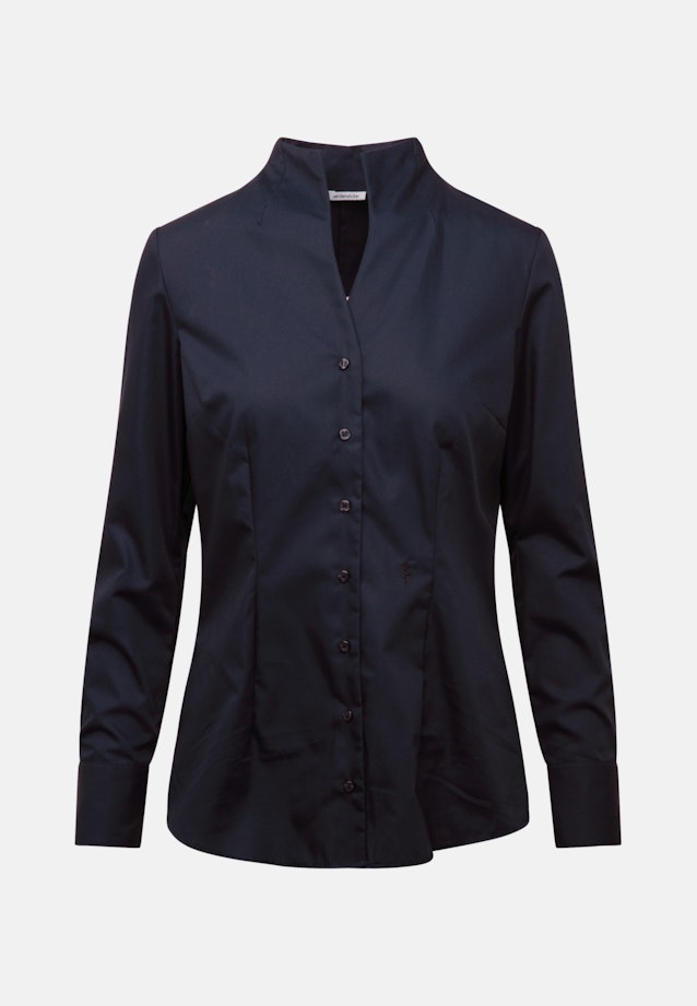 Non-iron Poplin Chalice Blouse in Dark Blue |  Seidensticker Onlineshop