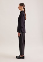 Kelchkragenbluse slim fit in Black |  Seidensticker Onlineshop