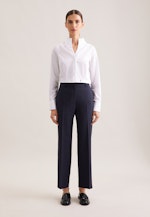 Kelchkragenbluse slim fit in White |  Seidensticker Onlineshop